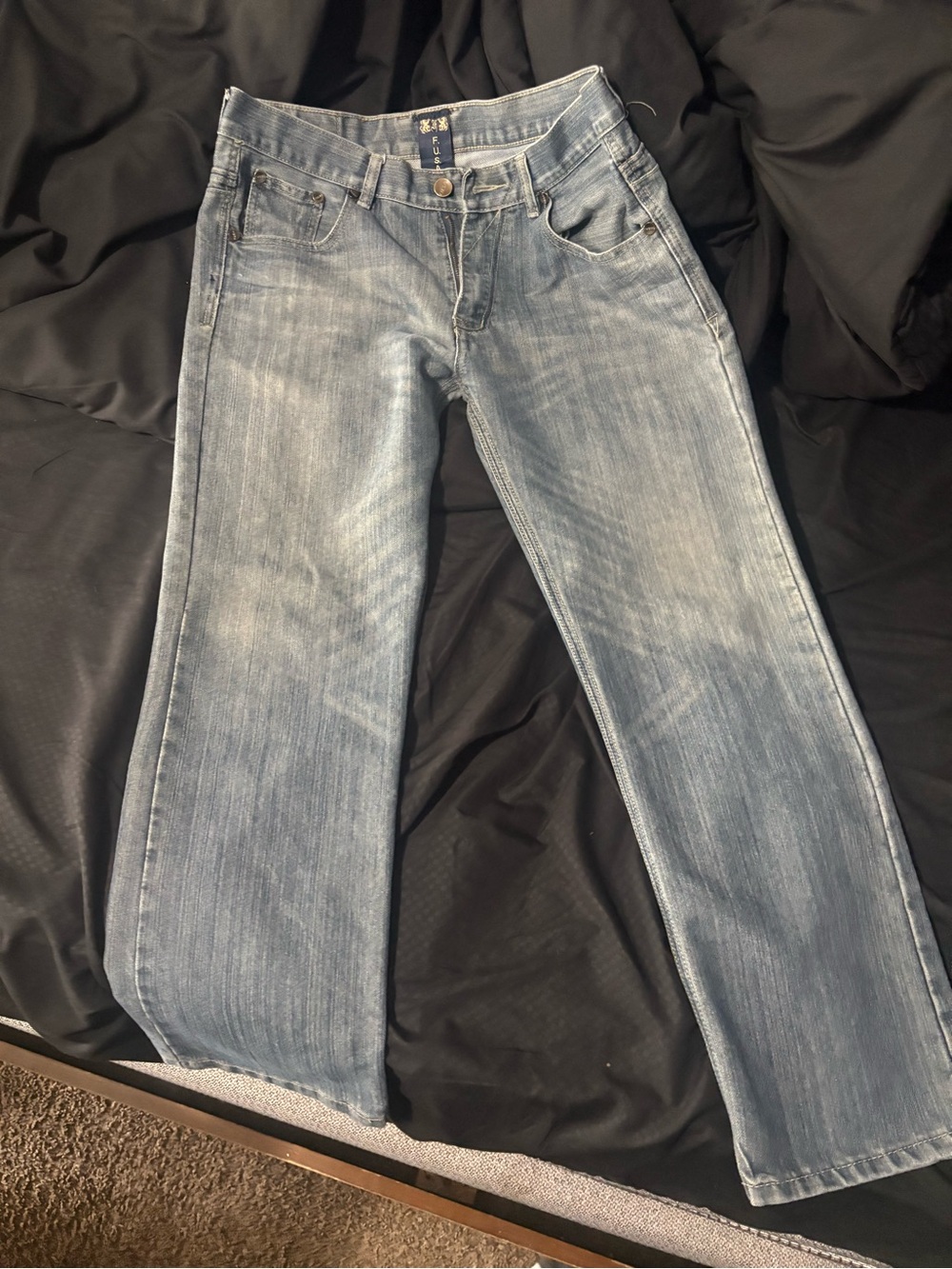 Light Wash men’s Straight Jeans - Casual Everyday Denim